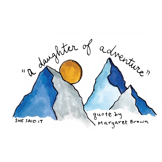 "Daughter of adventure" Sticker