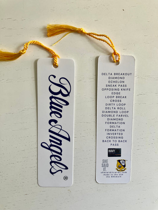 Blue Angels Bookmark