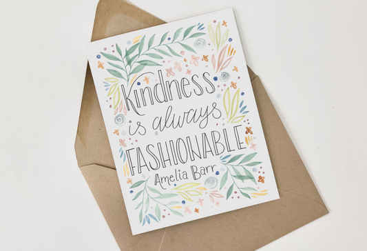 Amelia Barr Kindness Greeting Card