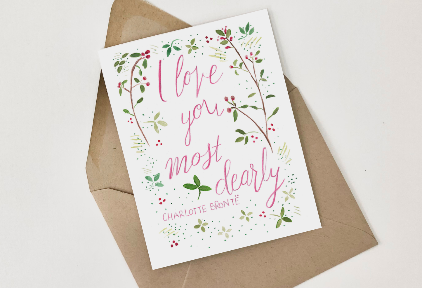 Charlotte Bront‘ Greeting Card