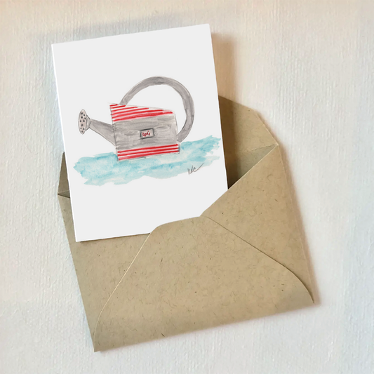 10 Watering Can Enclosure Cards