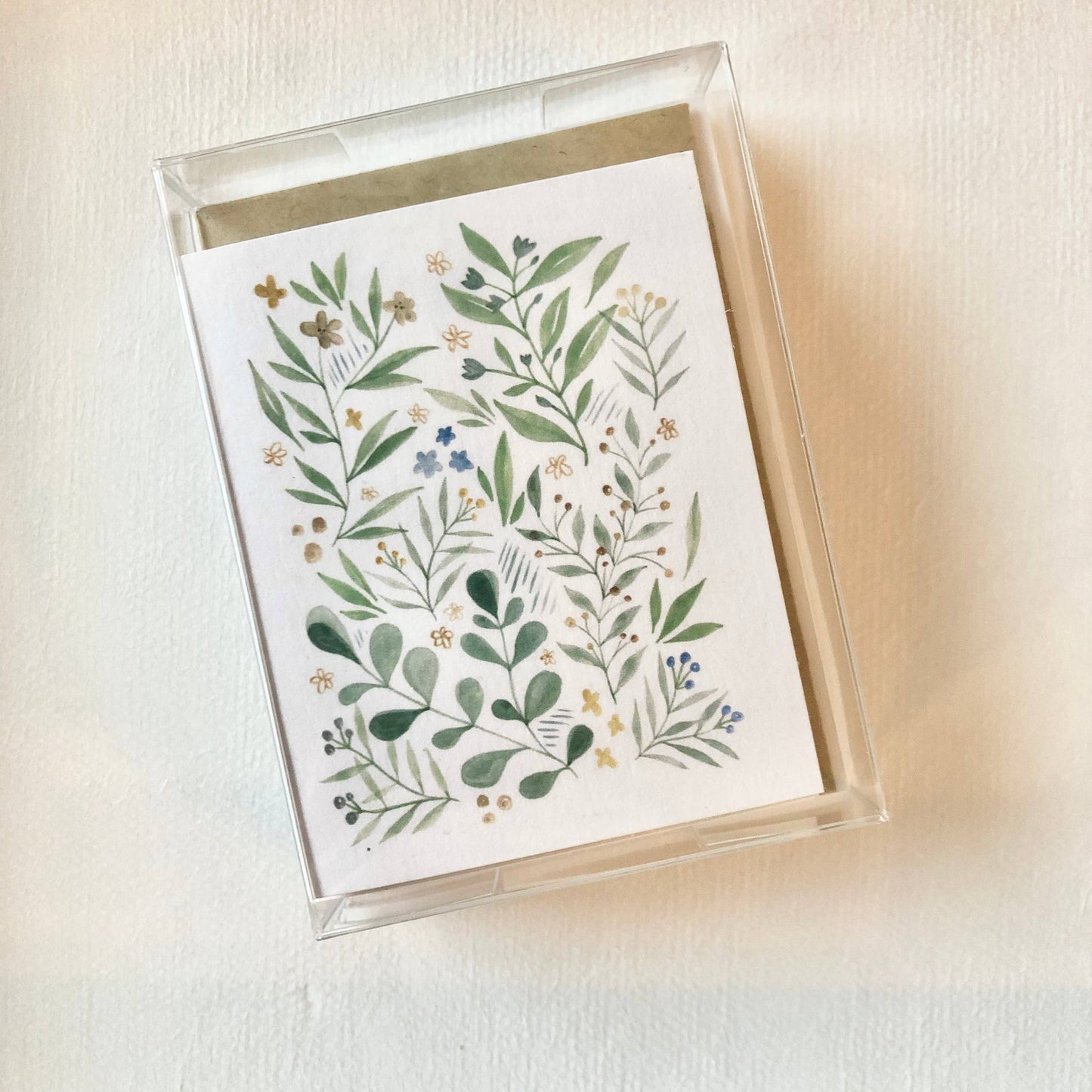 10 Floral Enclosure Cards