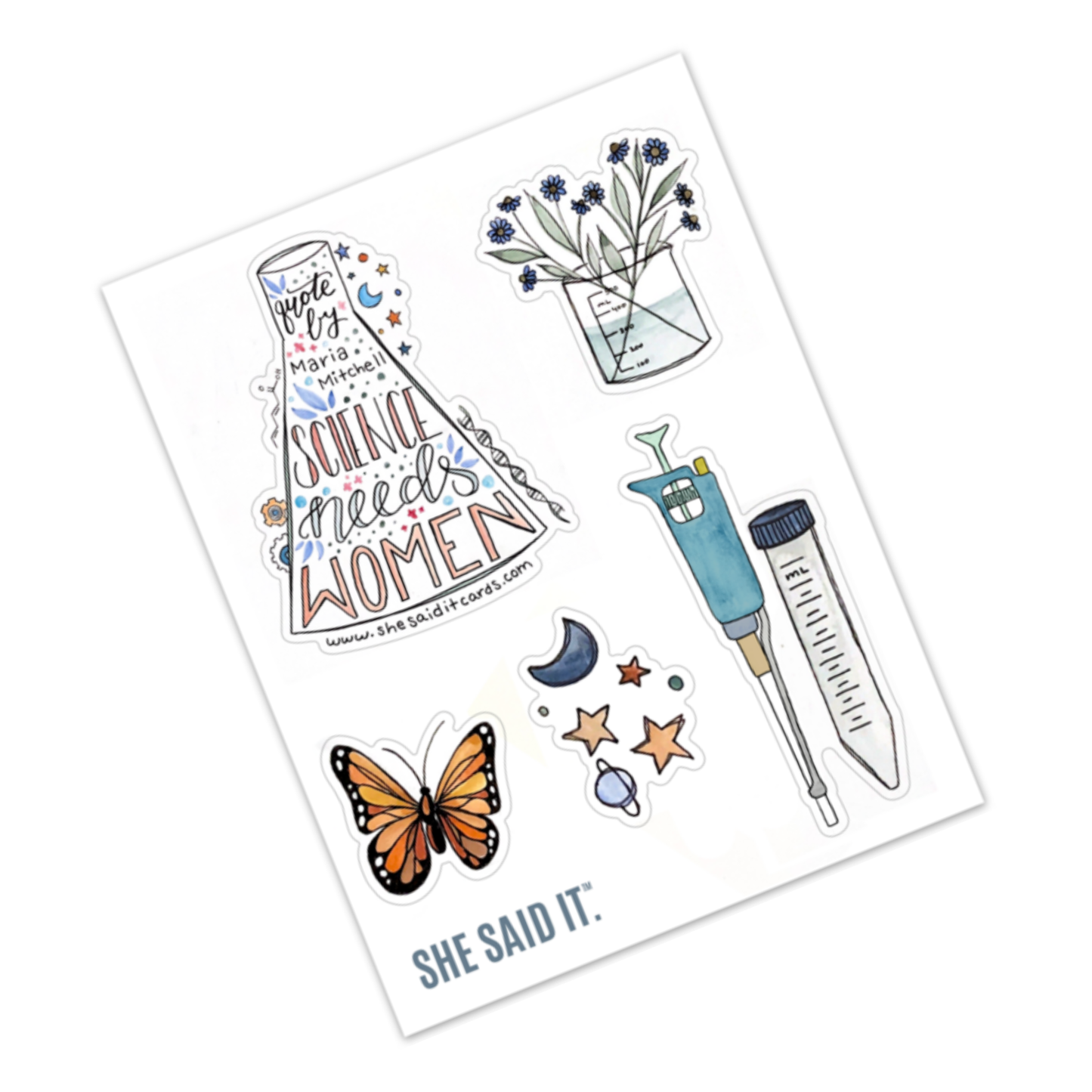 Science Sticker Sheet