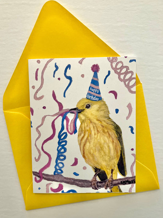 Happy Birthday -- Goldfinch