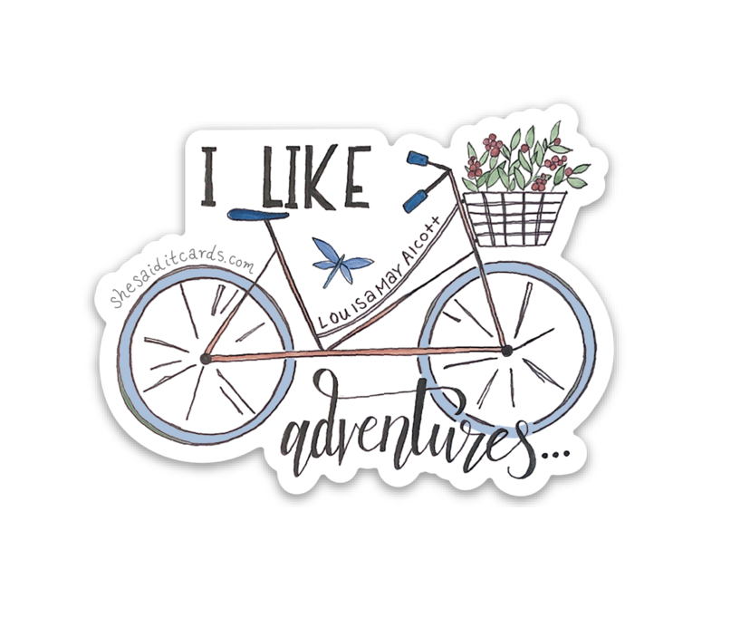 Bicycle Adventure Sticker