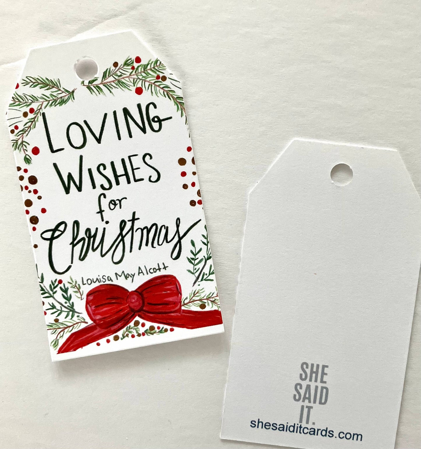 Loving Wishes Gift Tag