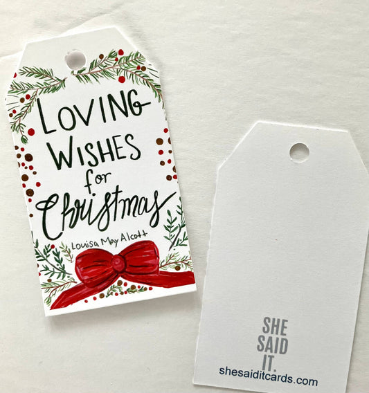 Loving Wishes Gift Tag