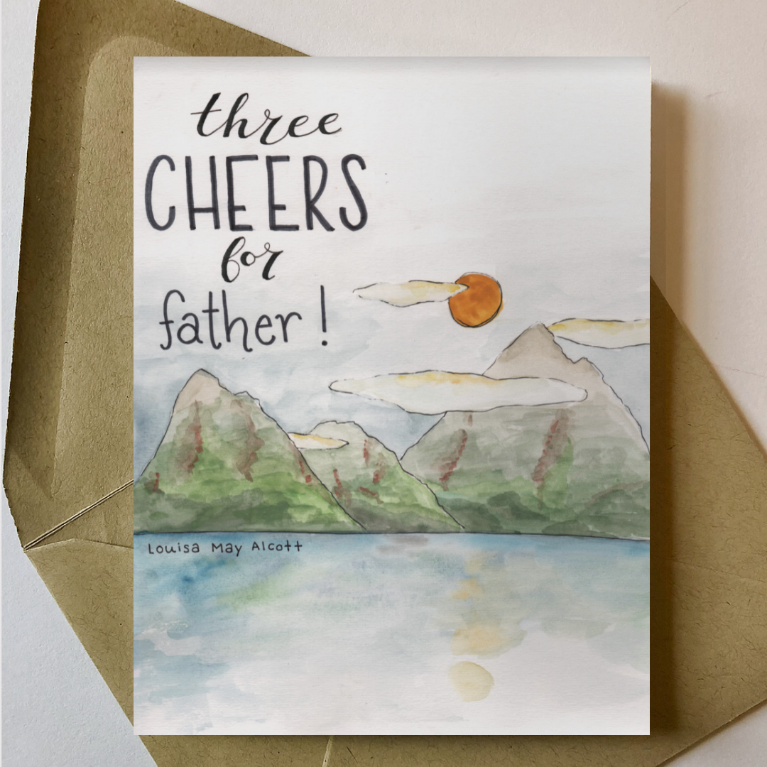 Louisa May Alcott Father's Day Card