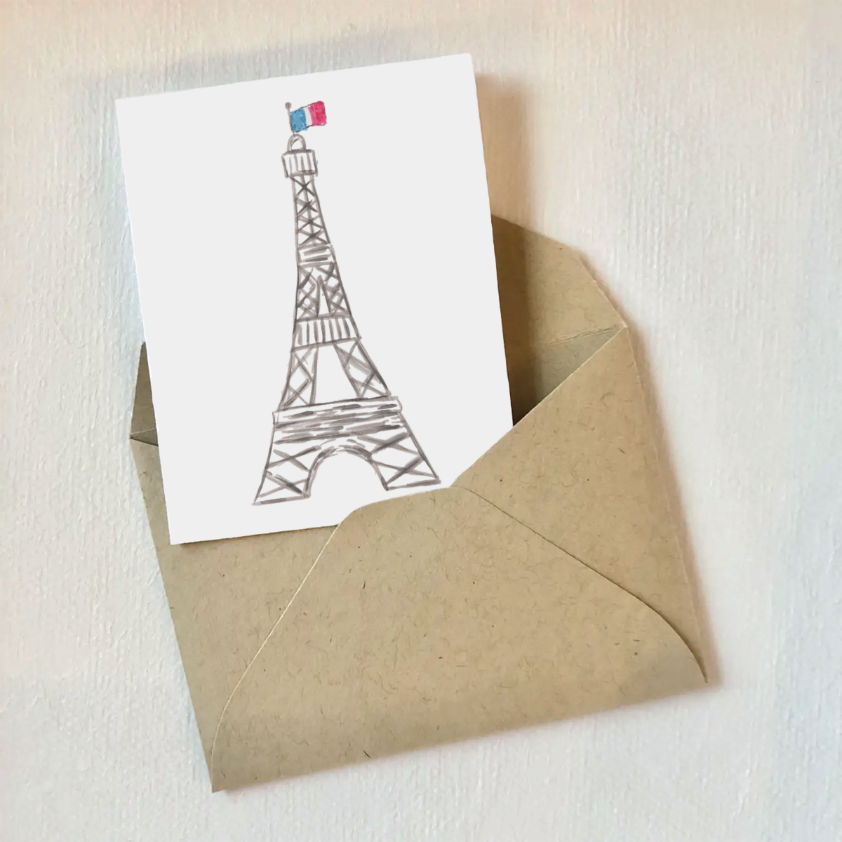 10 Eiffel Tower Enclosure Cards