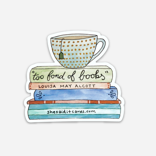 Louisa May Alcott Books Sticker