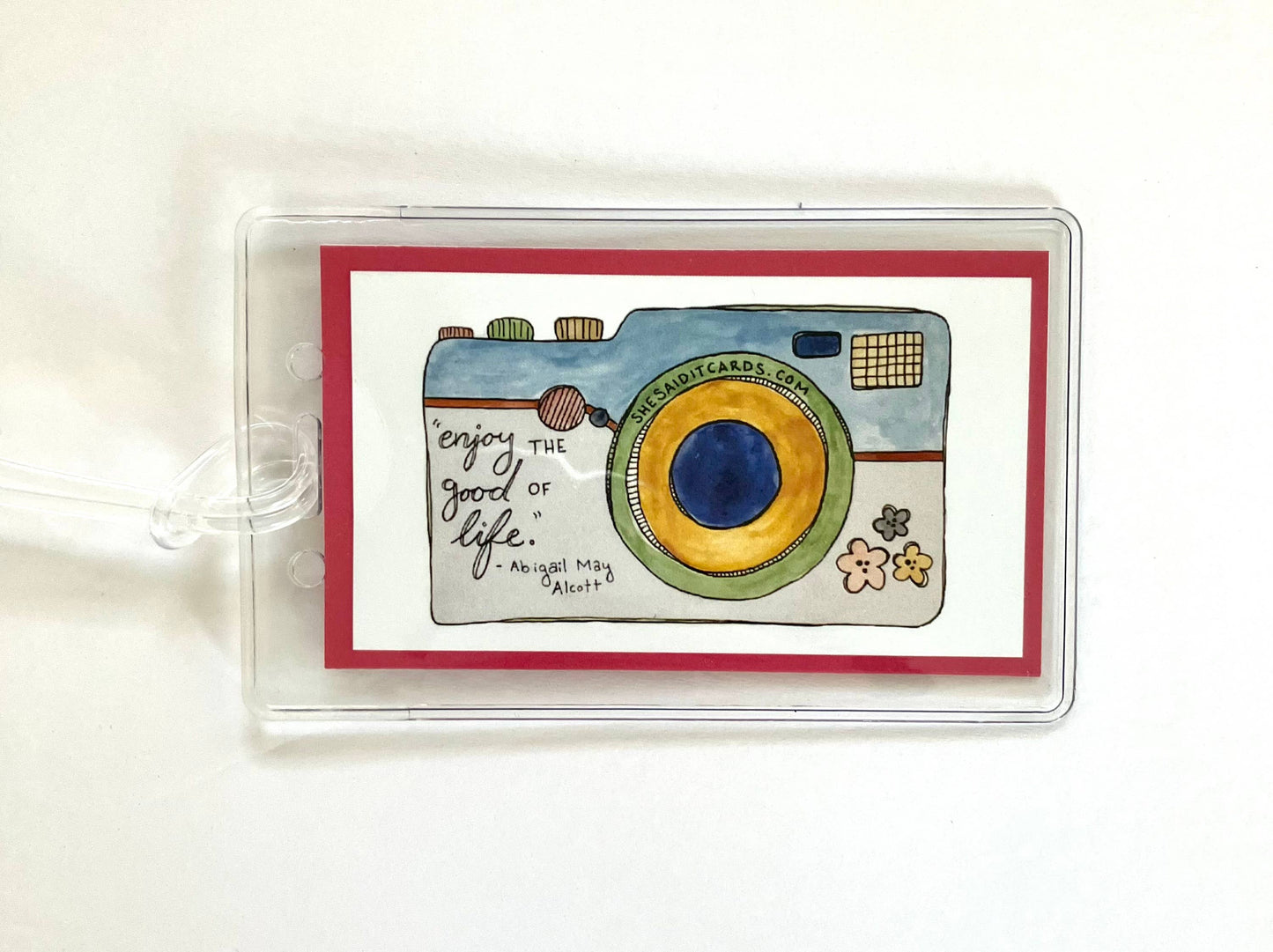 Camera Luggage Tag